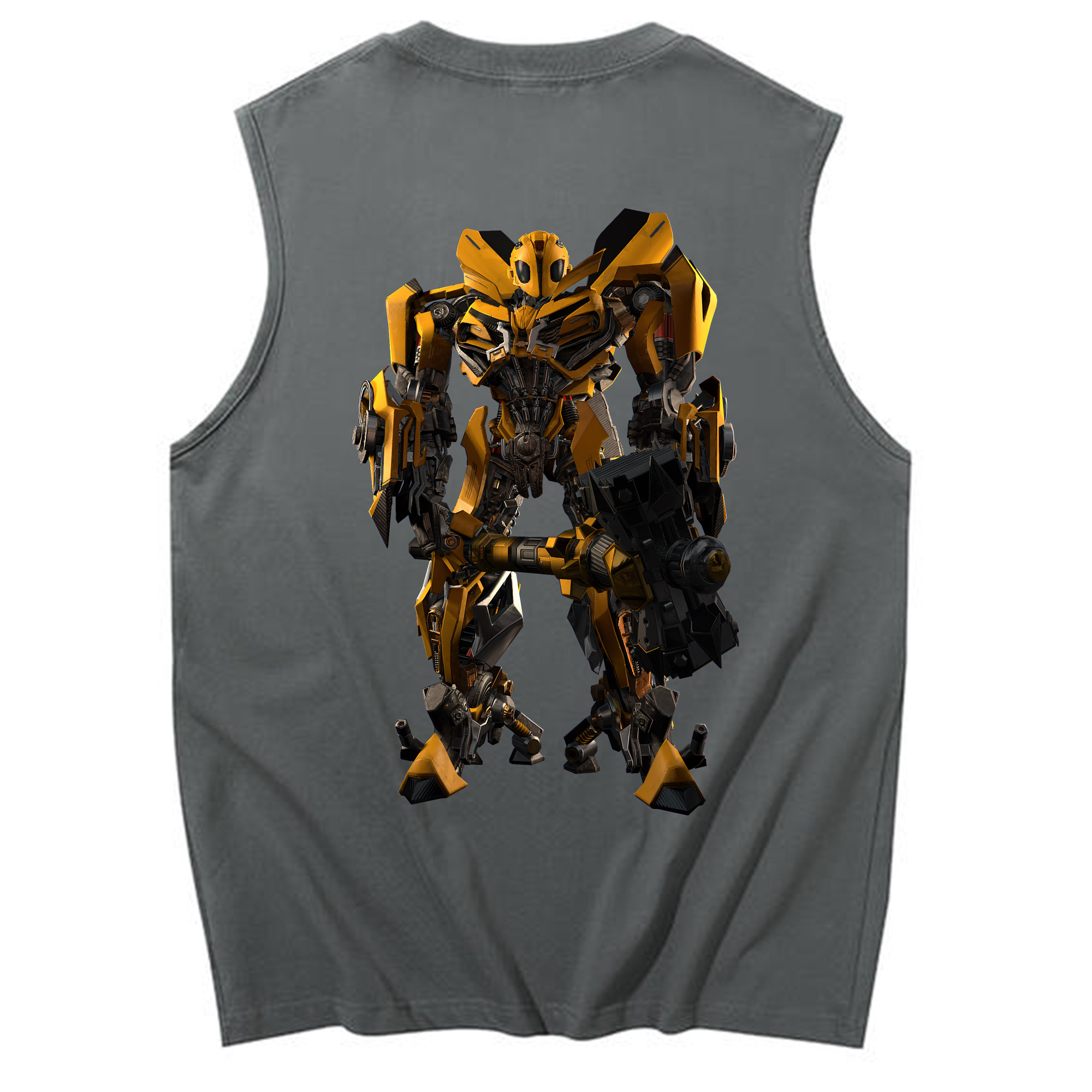 （画像用） Transformers トランスフォーマー コットン100％タンクトップ（背面プリント）